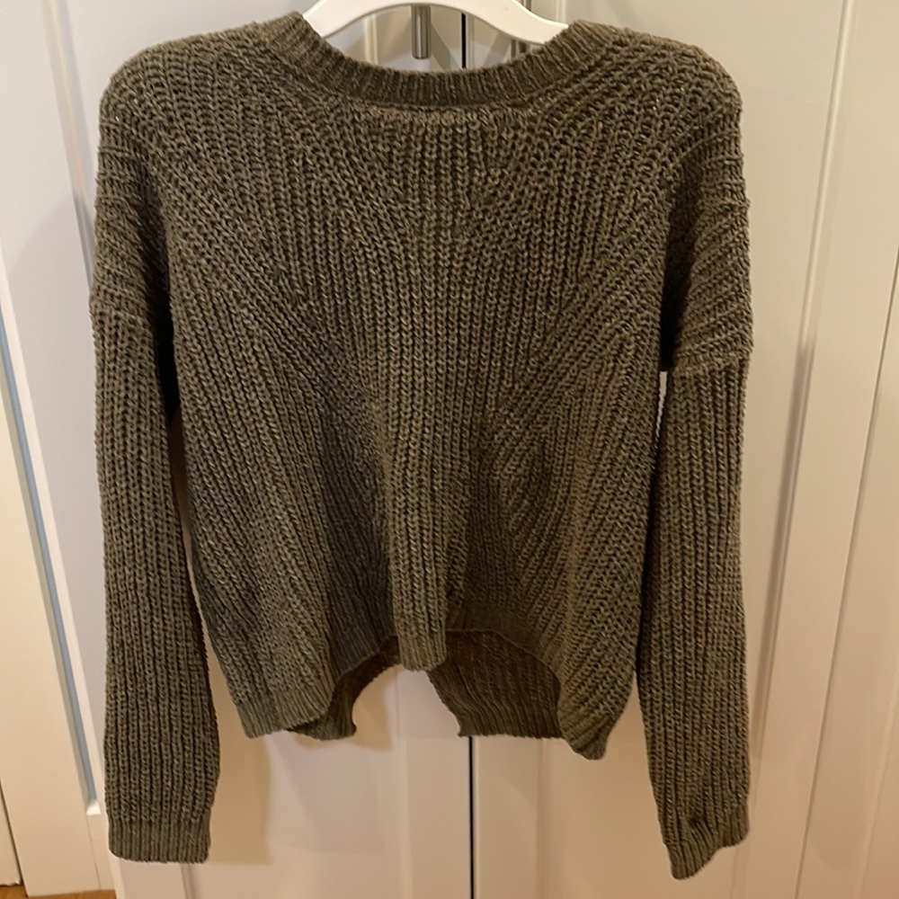 Green sweater